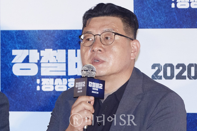 영화 '강철비2: 정상회담'을 연출한 양우석 감독. 사진. 구혜정 기자