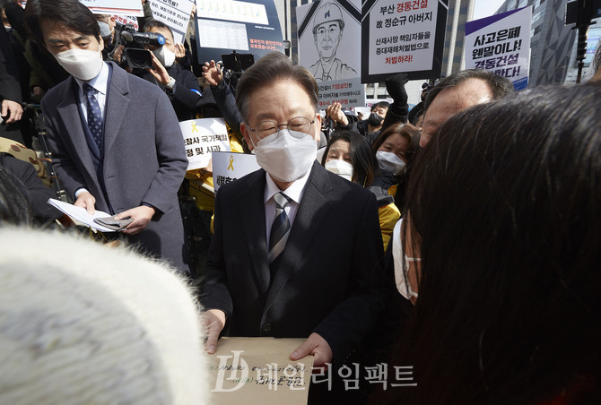 더불어민주당 이재명 대선 후보. 사진. 구혜정 기자