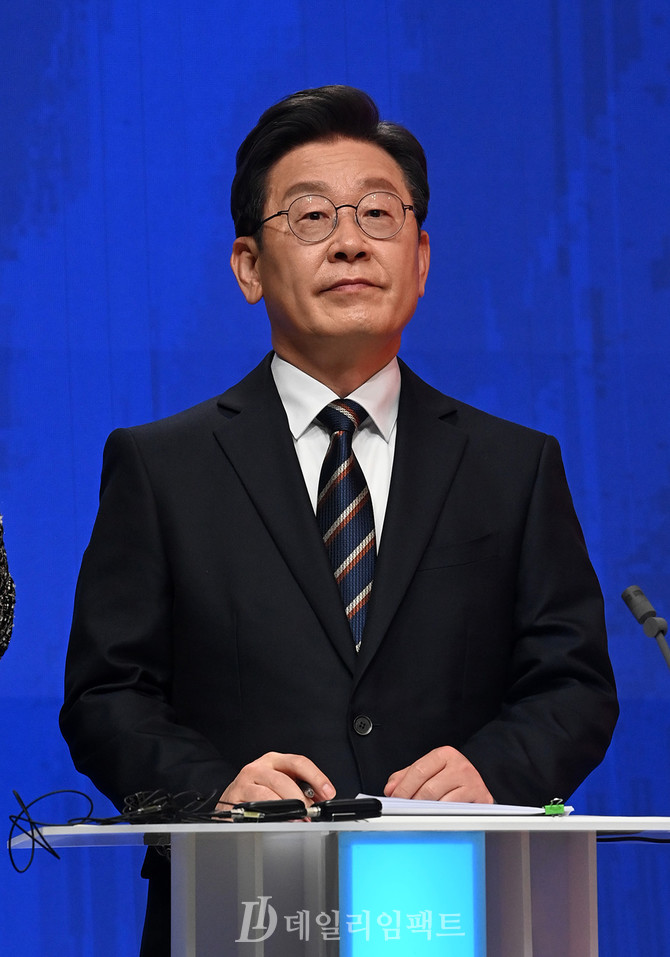 이재명 더불어민주당 대선후보. 사진. 한국인터넷신문협회