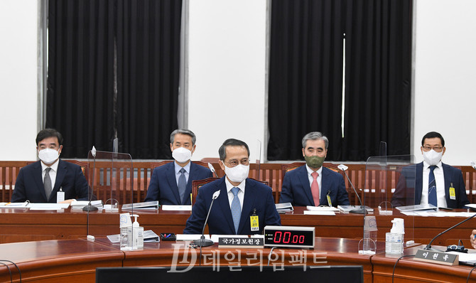 김규현 국가정보원장(가운데). 공동취재사진