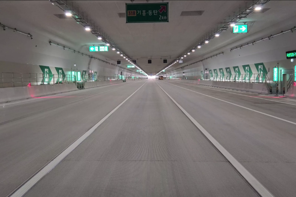 경부동탄터널 지하차도. 사진. LH