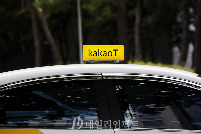 카카오모빌리티 가맹 택시. /사진=구혜정 기자