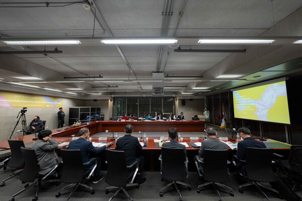 23일 오후 ACC 회의실에서 ‘민주·인권·평화 네트워크 대표자 회의’를 개최했다./사진=ACC